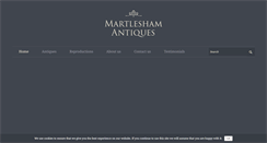 Desktop Screenshot of martleshamantiques.com